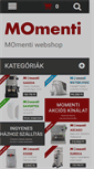 Mobile Screenshot of momenti.hu