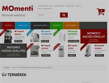 Tablet Screenshot of momenti.hu